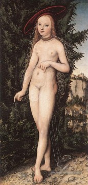  nus - Vénus debout dans un paysage Lucas Cranach l’Ancien